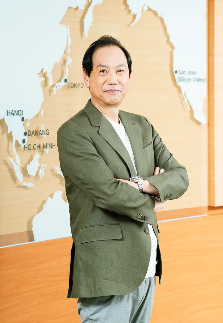 代表取締役社長 篠﨑俊明のポートレート