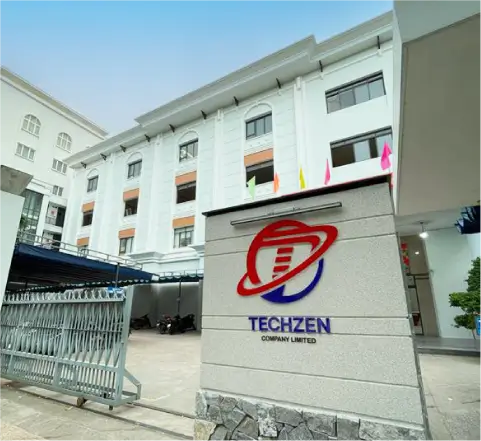 ダナン開発センタ TECHZENビルの外観