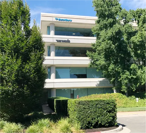 サンノゼR&Dセンタのオフィスビル外観