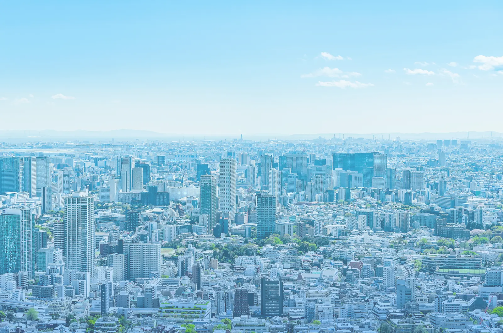 社会インフラを支える都市の高層ビル群