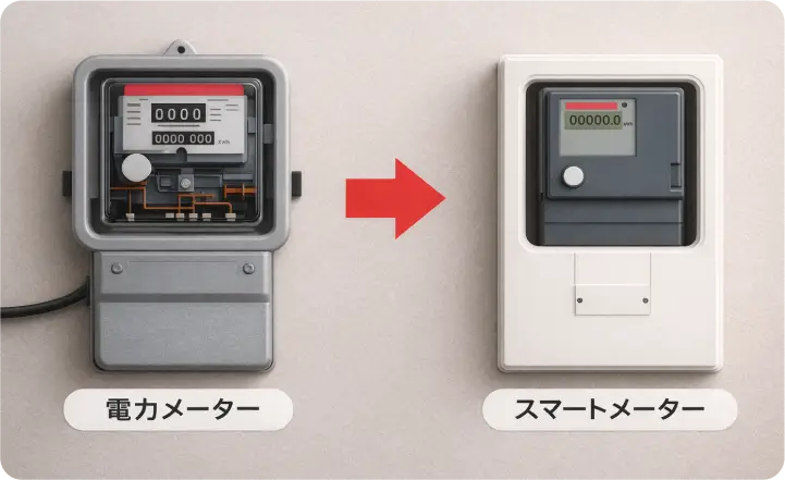 スマートメーターの比較写真